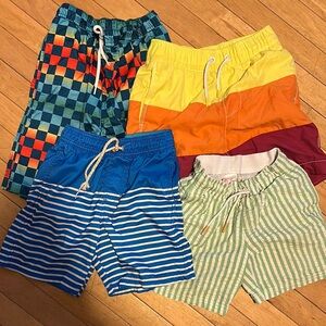 Colorful Men's Swim Shorts Set